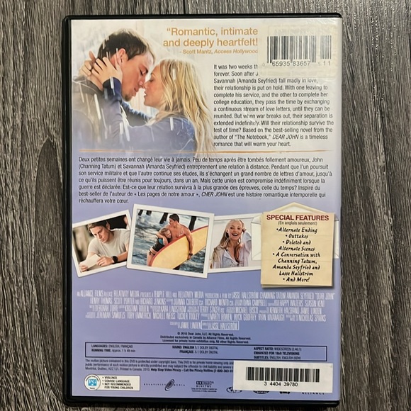 Dear John DVD - Picture 2 of 3